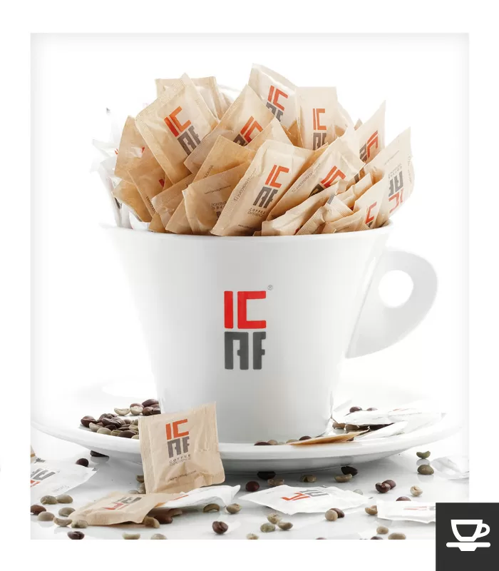 ‘oversized’ ICAF koffiekop + schotel