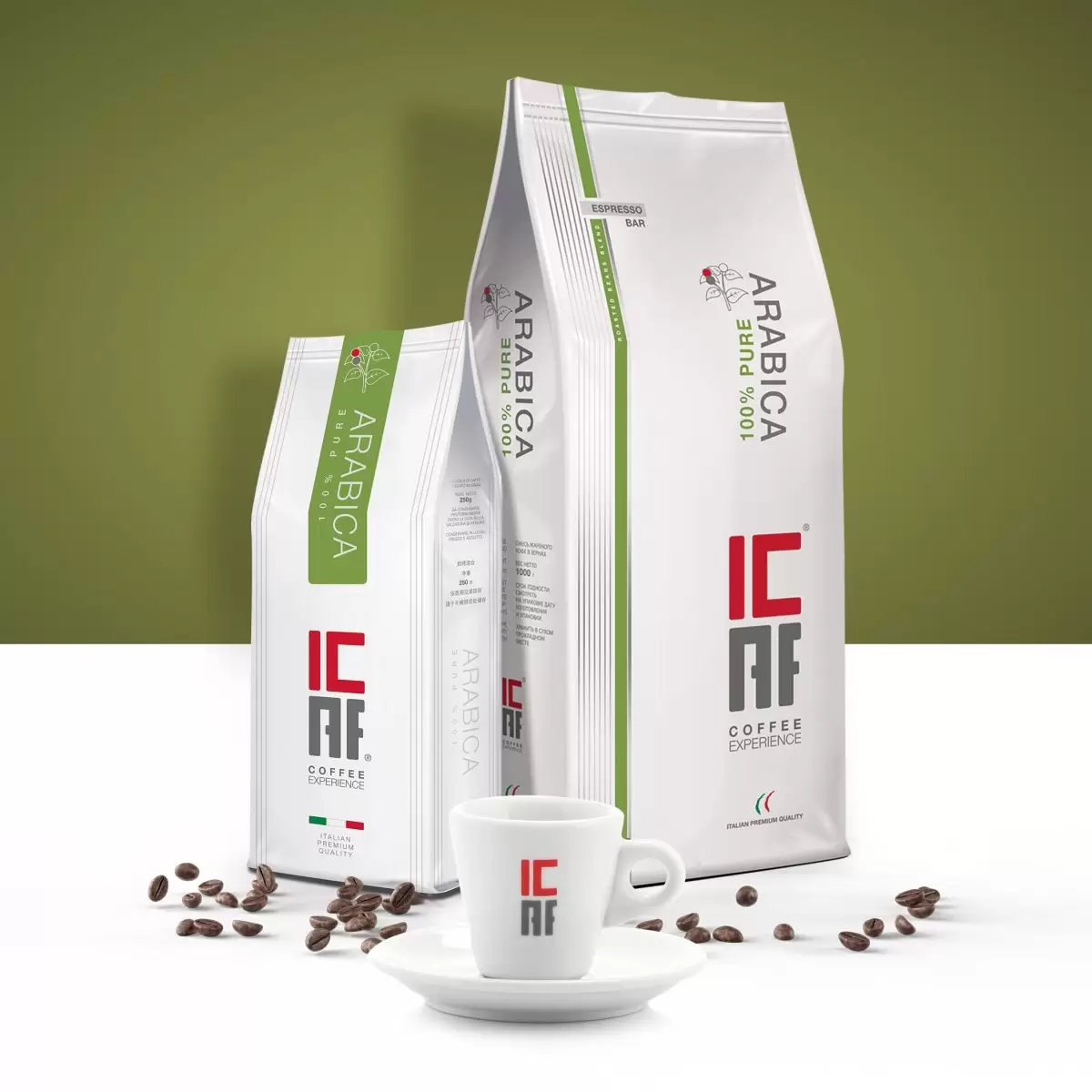 ICAF Pure koffiebonen